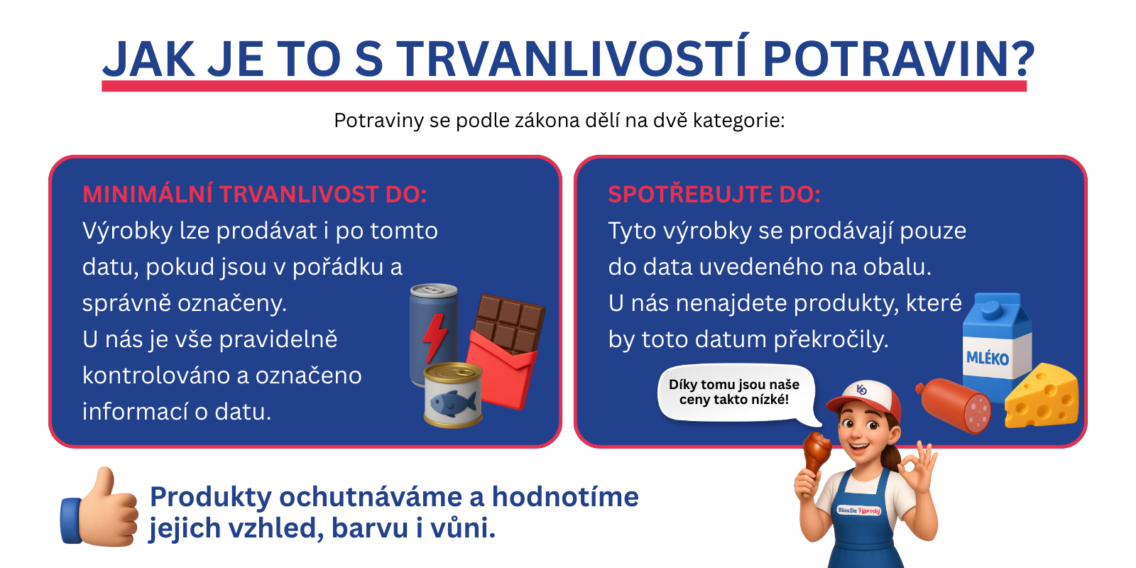 Jak je to s trvanlivostí potravin?